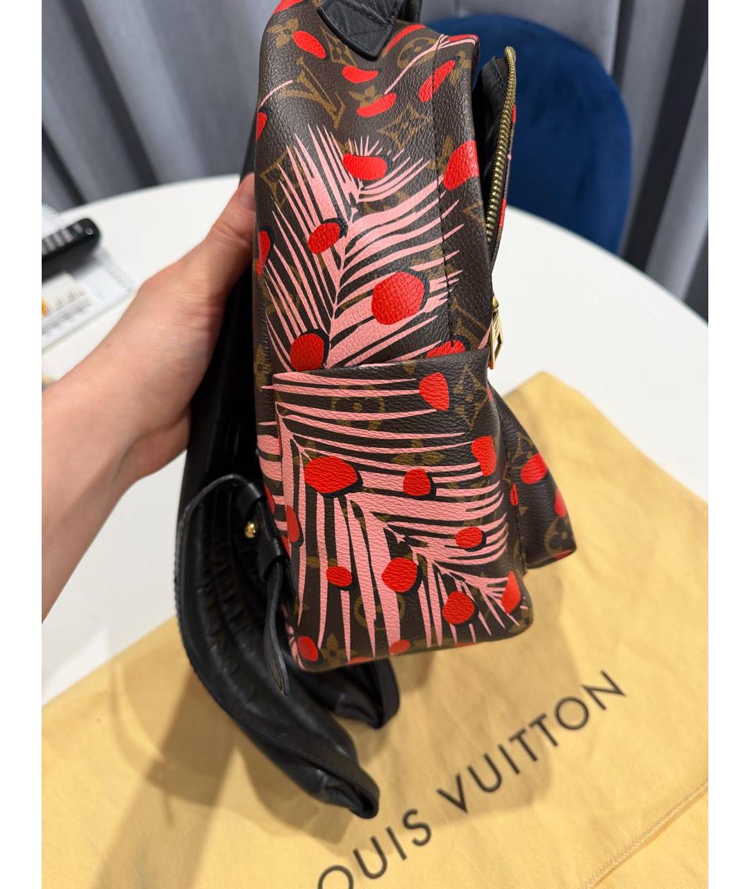 LOUIS VUITTON Коричневый рюкзак из искусственной кожи, фото 2