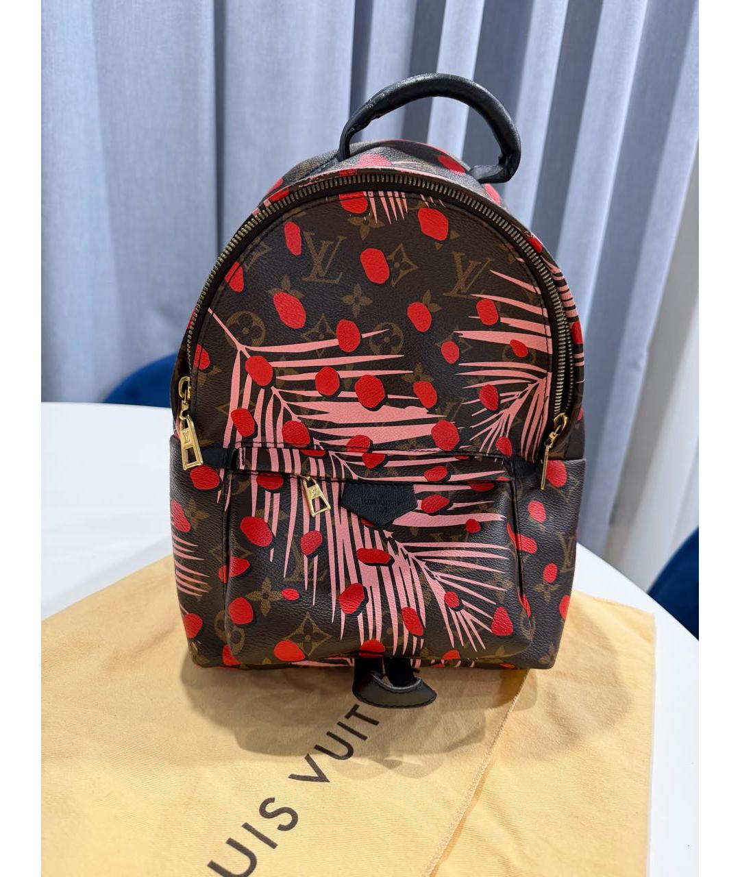 LOUIS VUITTON Коричневый рюкзак из искусственной кожи, фото 7