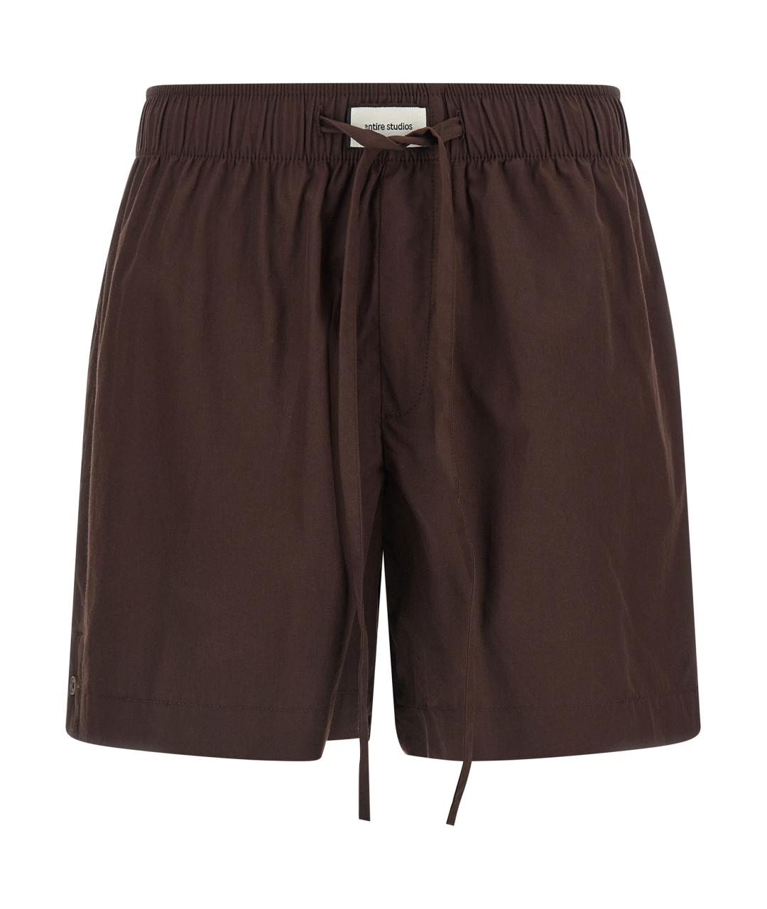 entire studios Коричневые хлопковые шорты, фото 1