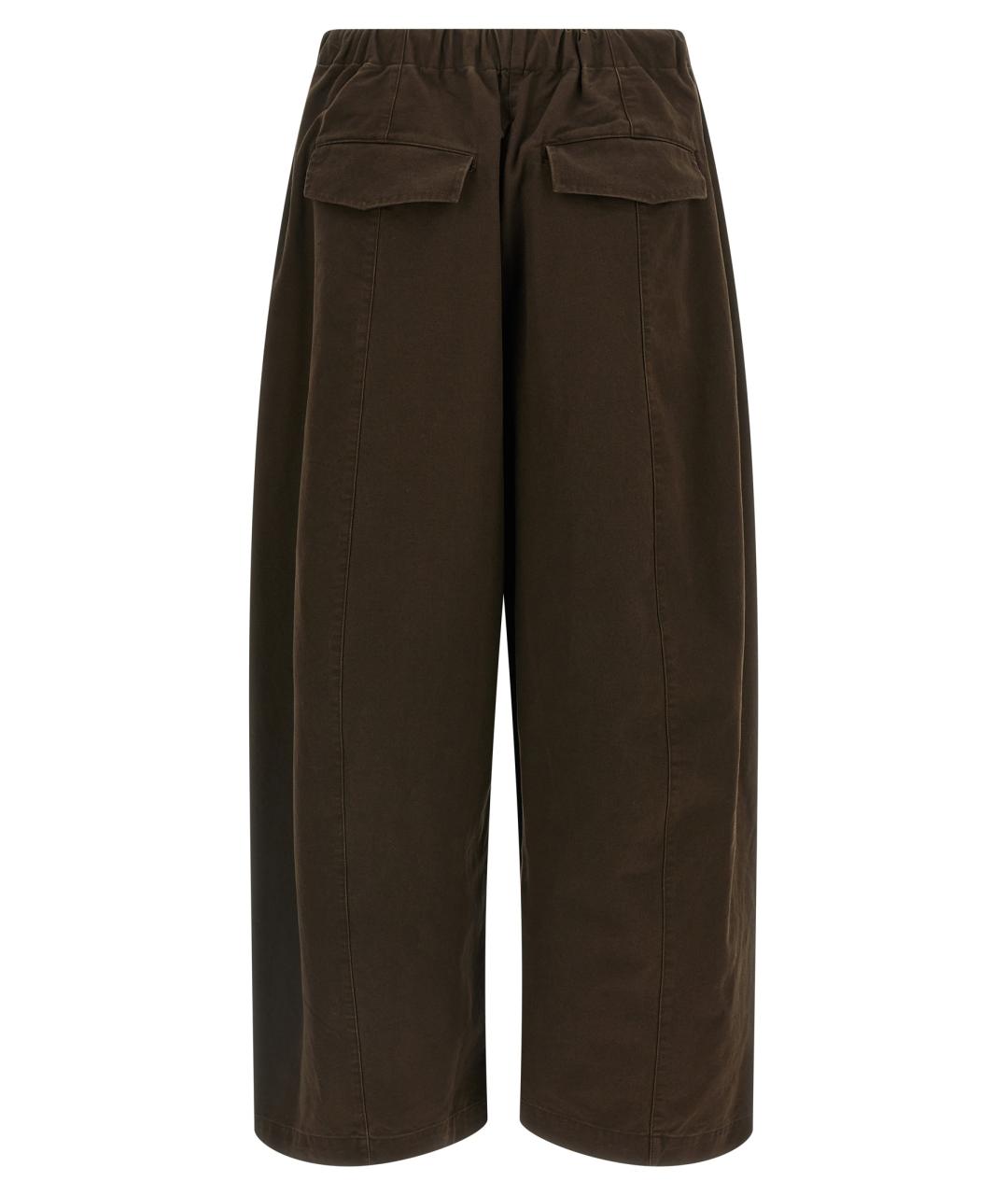 entire studios Коричневые хлопковые брюки широкие, фото 2