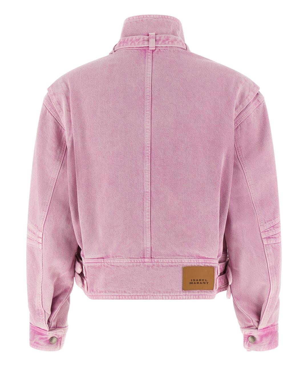 ISABEL MARANT ETOILE Розовая хлопковая куртка, фото 2