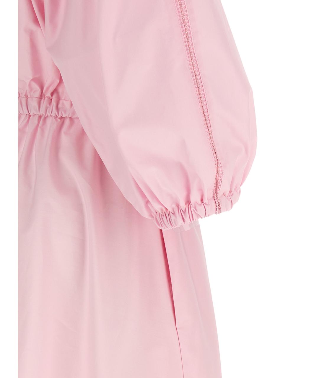 FABIANA FILIPPI Розовое хлопковое повседневное платье, фото 4