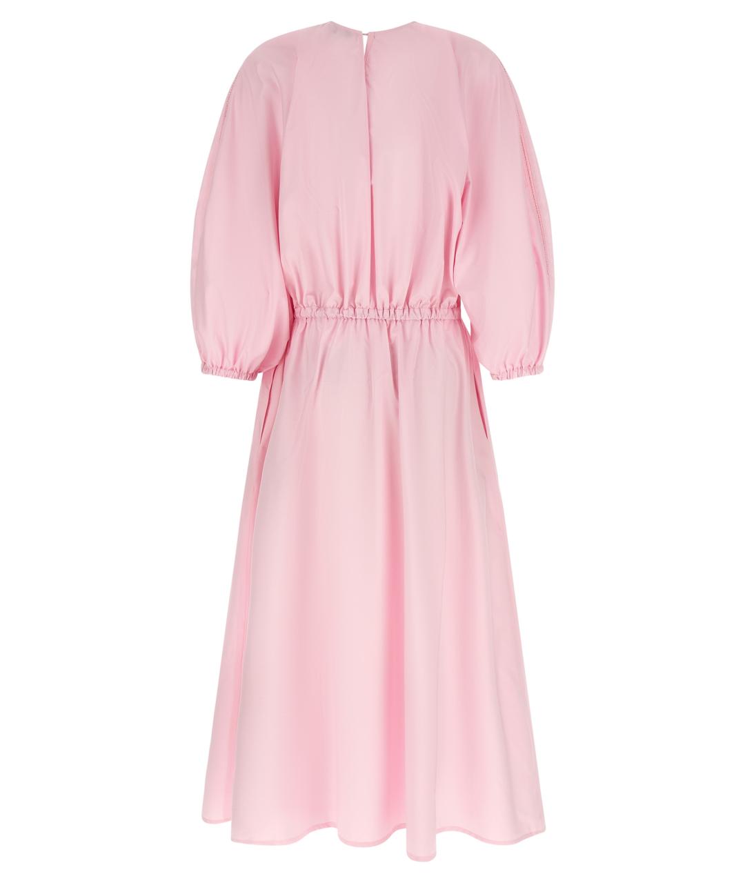 FABIANA FILIPPI Розовое хлопковое повседневное платье, фото 2