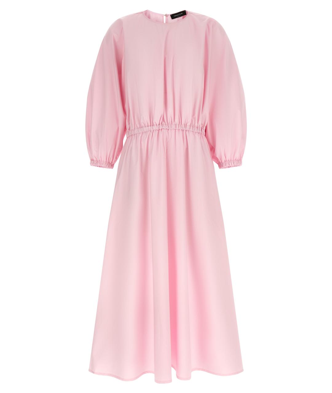 FABIANA FILIPPI Розовое хлопковое повседневное платье, фото 1