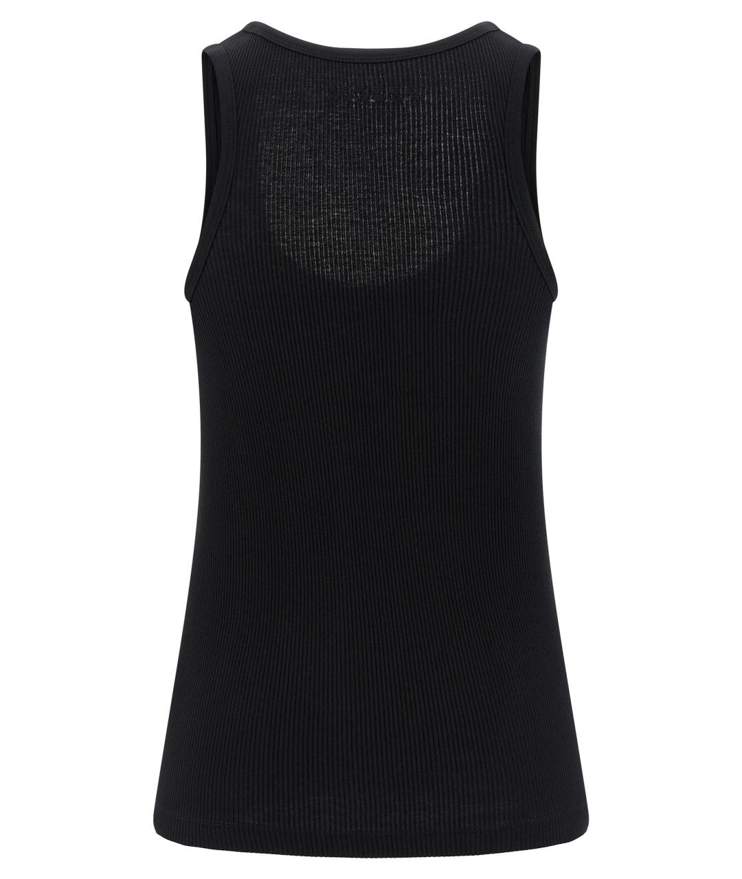 ISABEL MARANT Черная хлопковая майка, фото 2