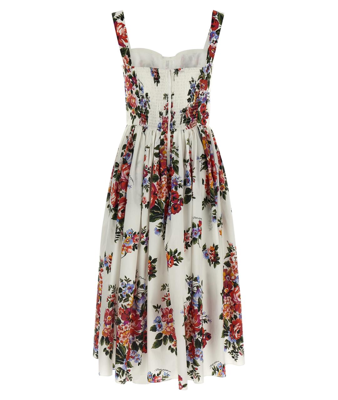 DOLCE&GABBANA Мульти хлопковый сарафан, фото 2