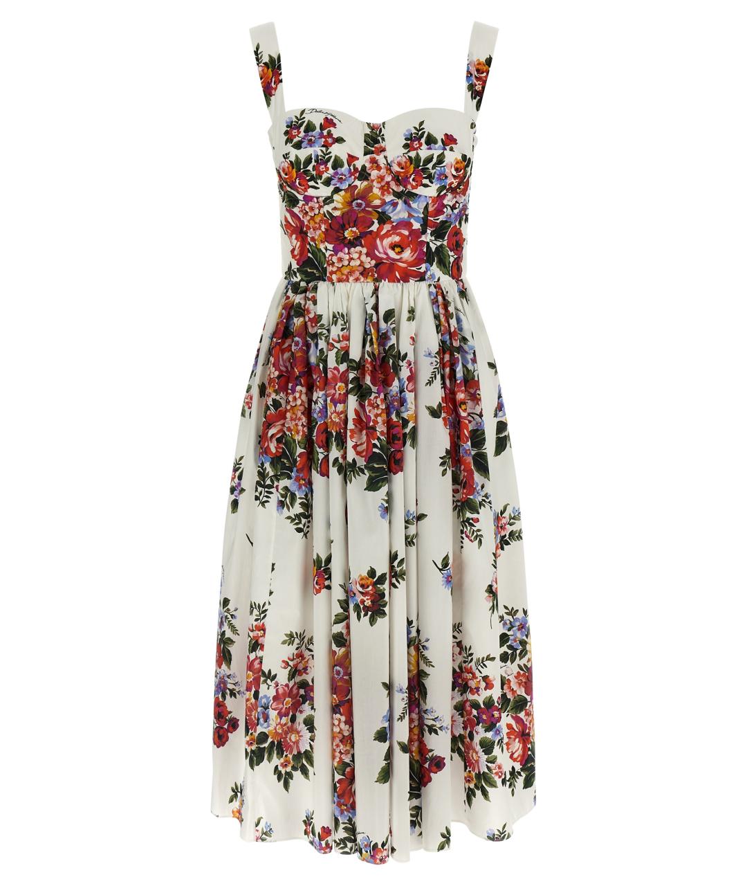 DOLCE&GABBANA Мульти хлопковый сарафан, фото 1