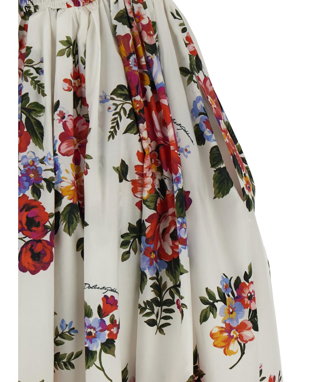 DOLCE&GABBANA Мульти хлопковый сарафан, фото 4