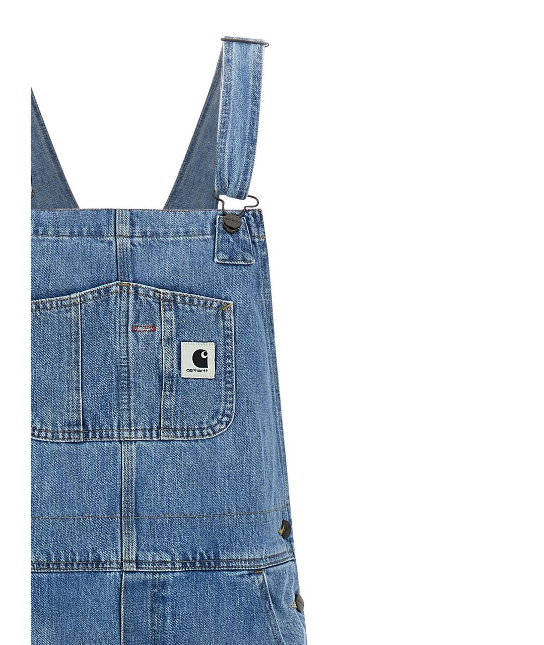 CARHARTT WIP Голубой хлопковый комбинезон, фото 3