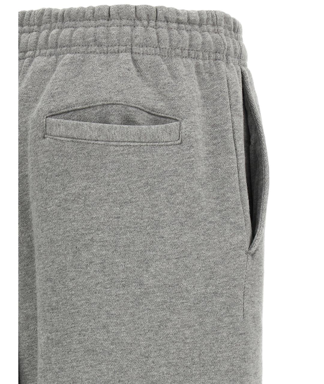 entire studios Серые хлопковые прямые брюки, фото 4