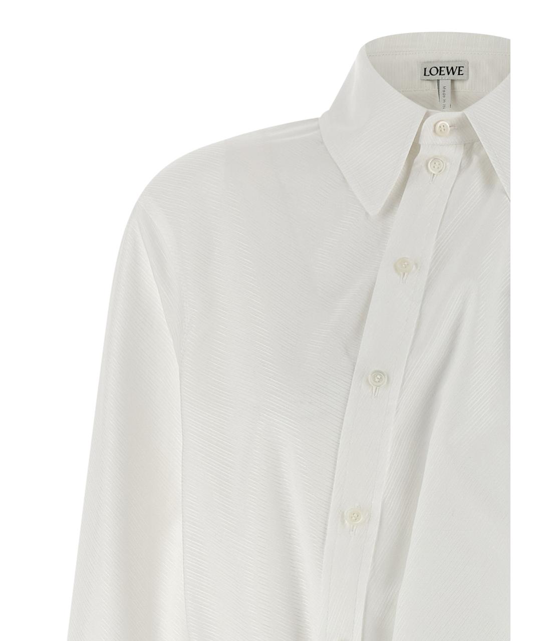 LOEWE Белая хлопковая рубашка, фото 3
