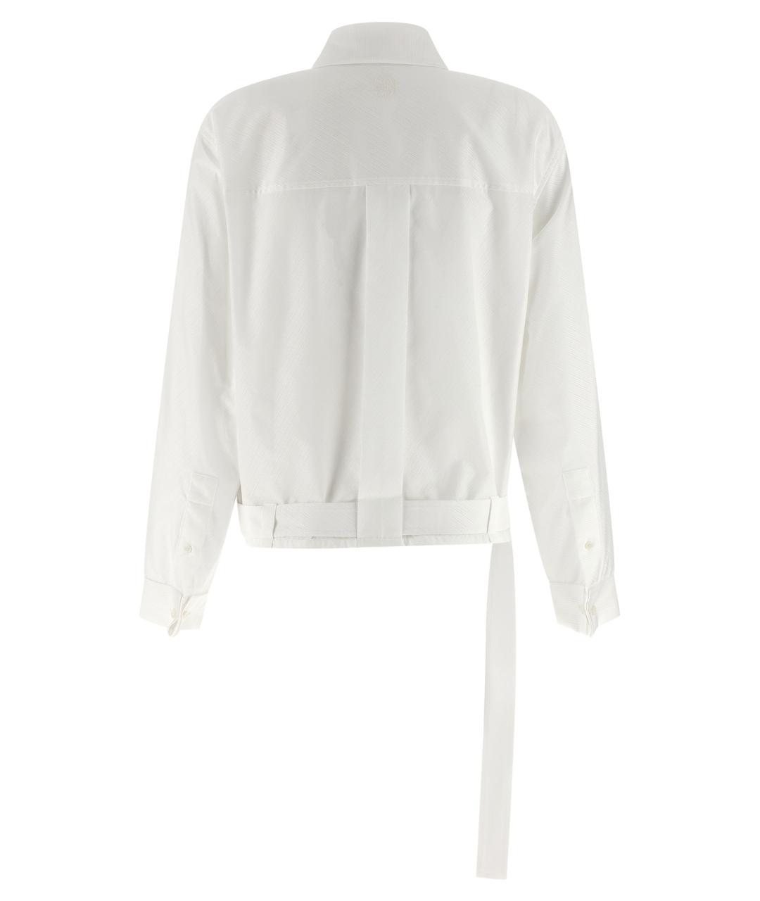 LOEWE Белая хлопковая рубашка, фото 2