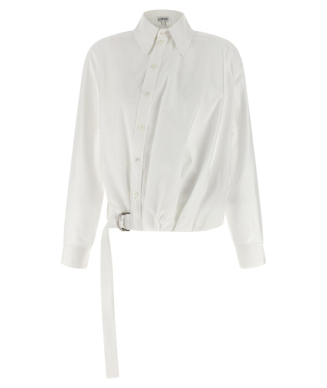 LOEWE Белая хлопковая рубашка, фото 1
