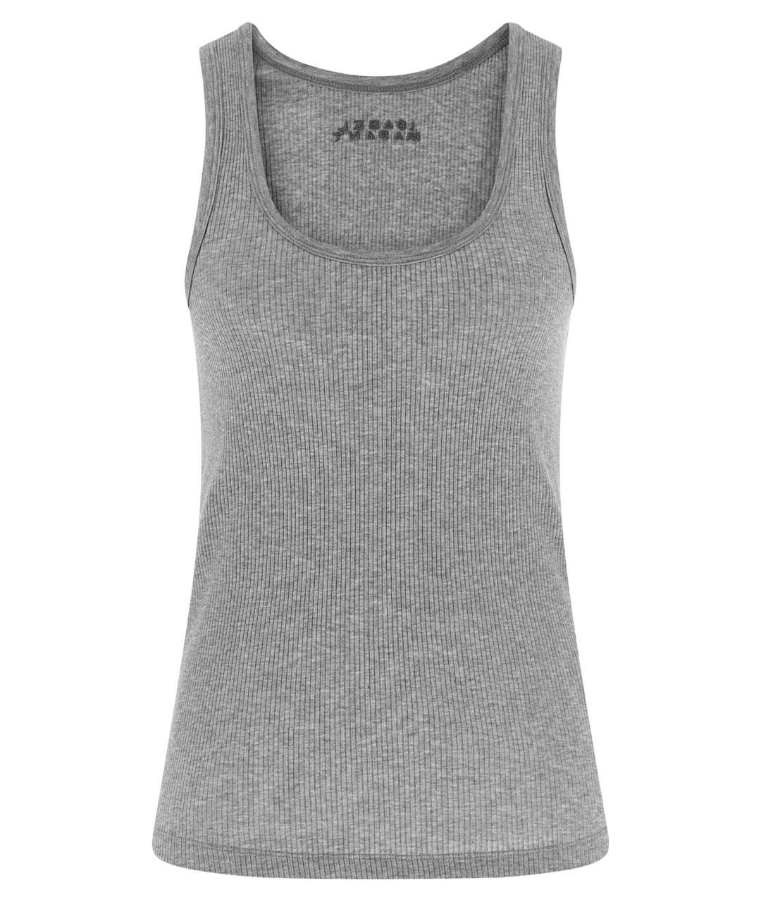 ISABEL MARANT Серая хлопковая майка, фото 1