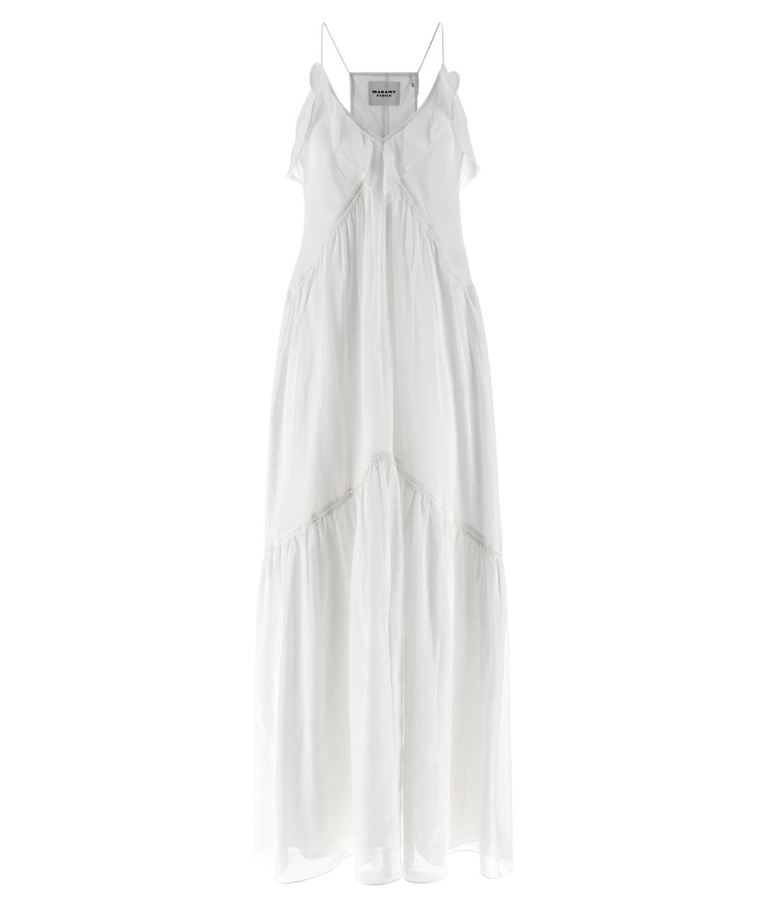 ISABEL MARANT ETOILE Белое хлопковое повседневное платье, фото 1