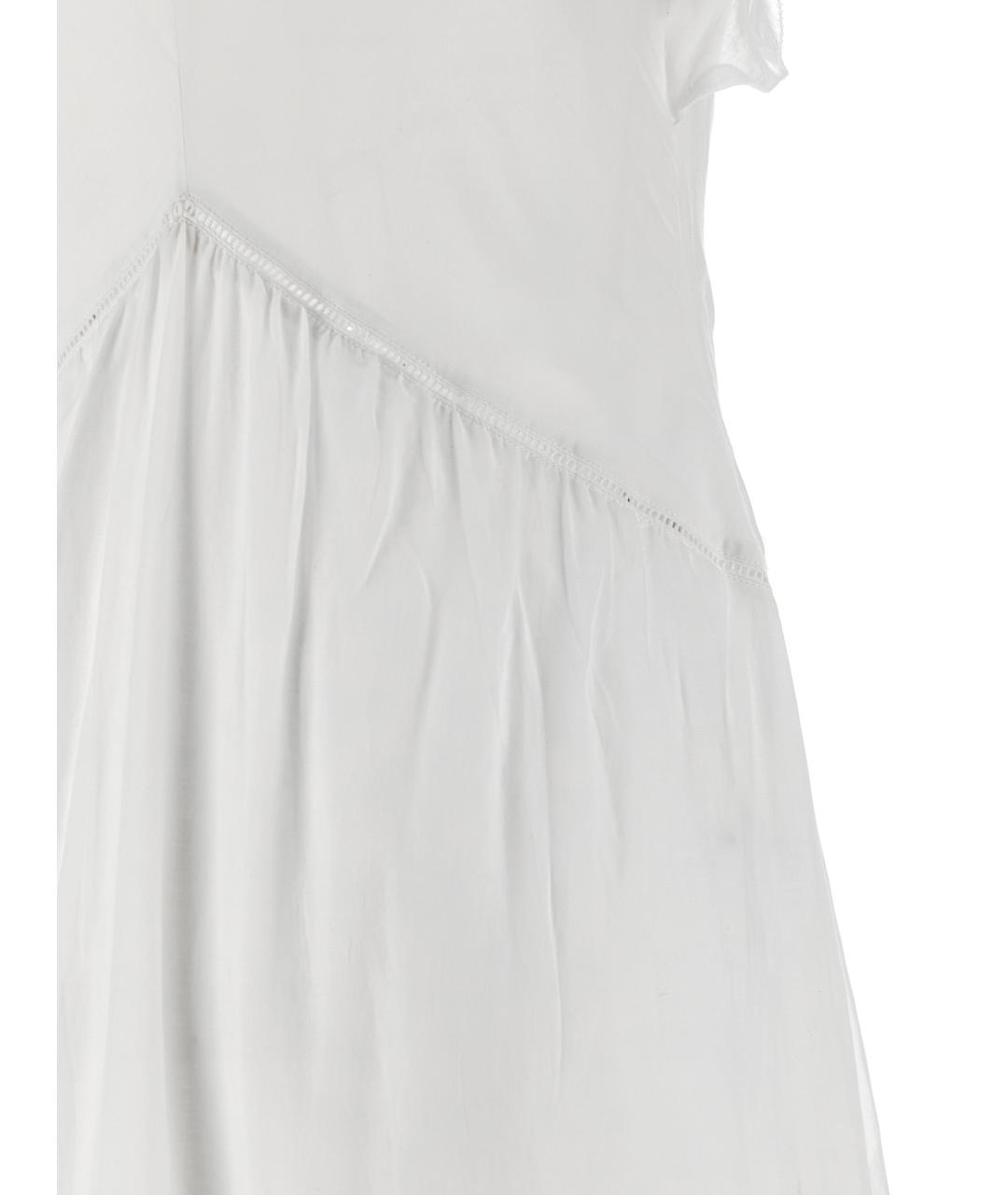 ISABEL MARANT ETOILE Белое хлопковое повседневное платье, фото 4