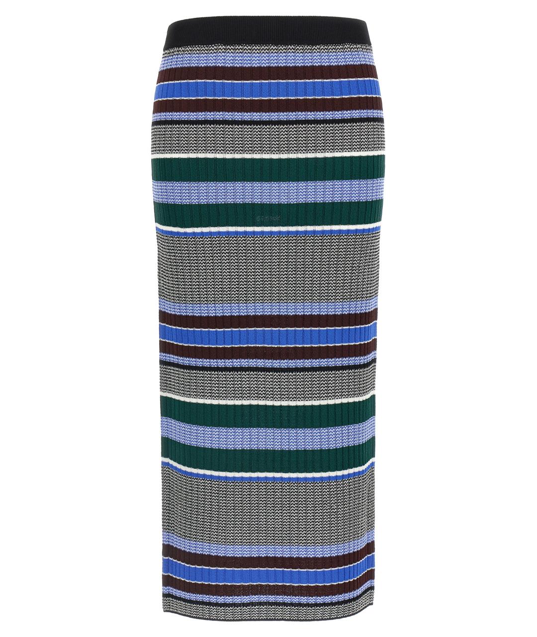 PINKO Мульти вискозная юбка миди, фото 1