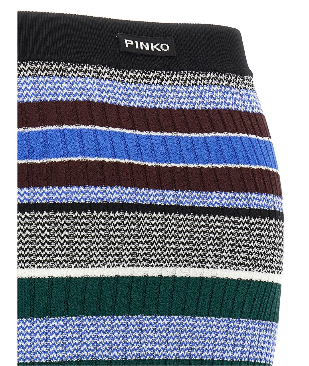 PINKO Мульти вискозная юбка миди, фото 4