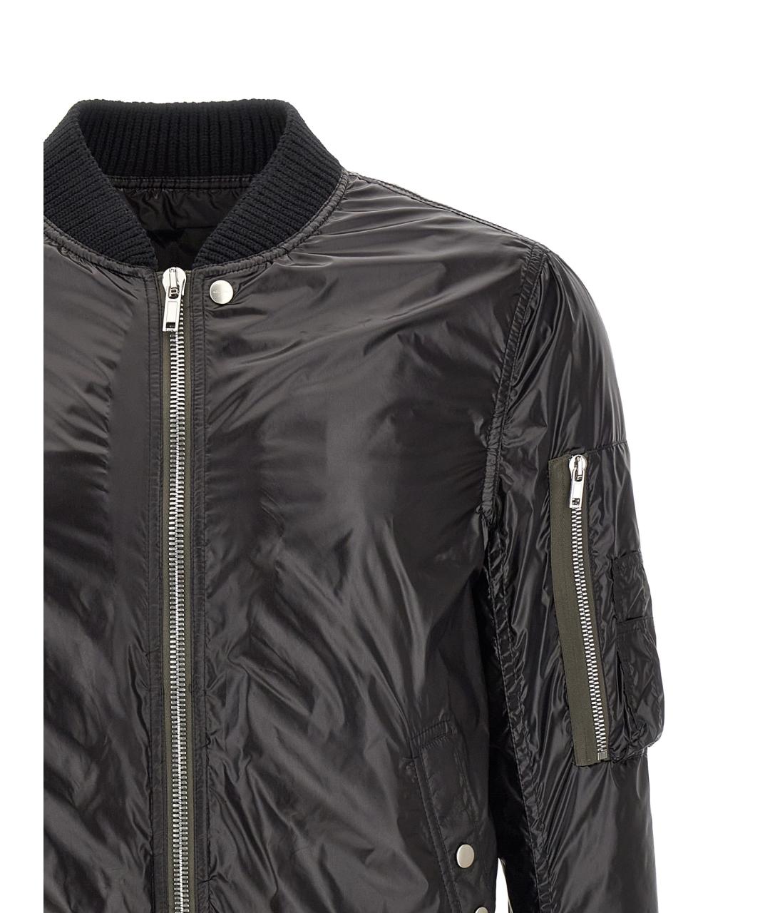 RICK OWENS Черная полиамидовая куртка, фото 3