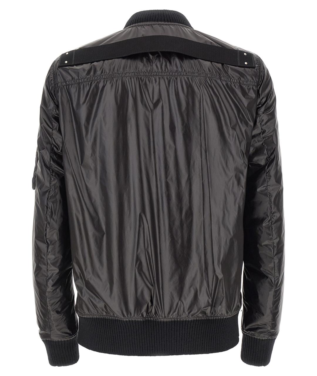 RICK OWENS Черная полиамидовая куртка, фото 2