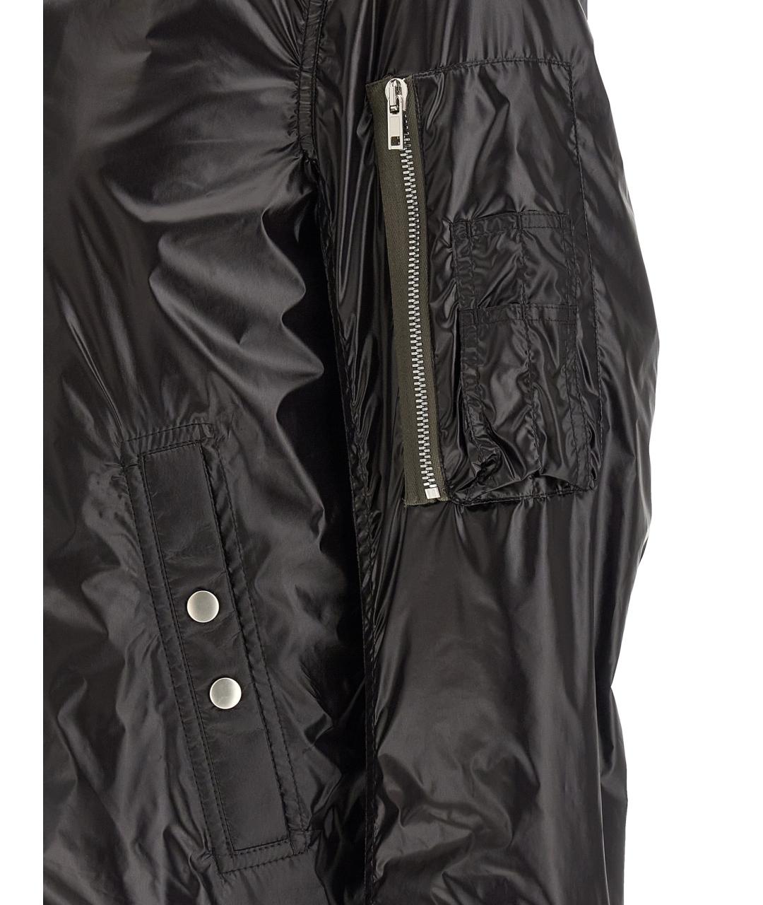 RICK OWENS Черная полиамидовая куртка, фото 4