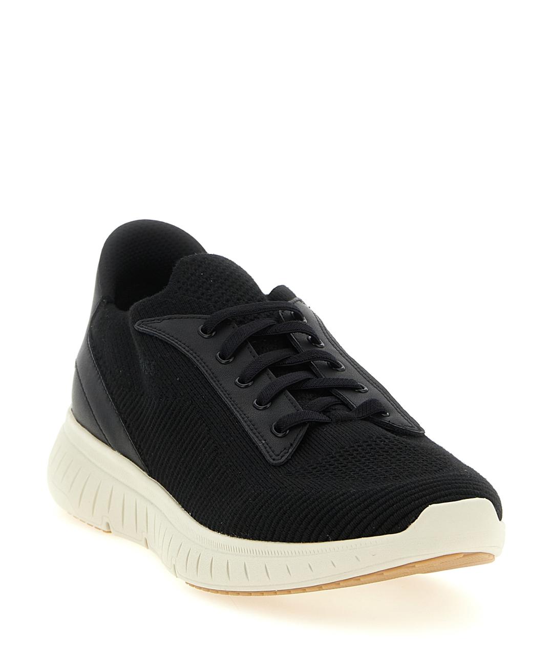 HUGO BOSS Черные текстильные низкие кроссовки / кеды, фото 2