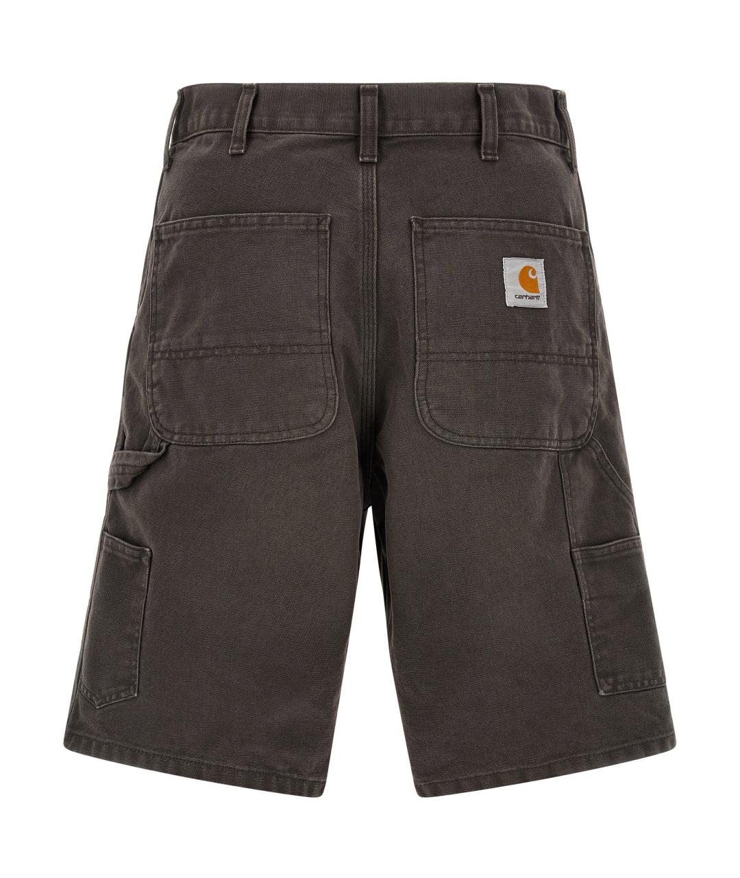 CARHARTT WIP Коричневые хлопковые шорты, фото 2