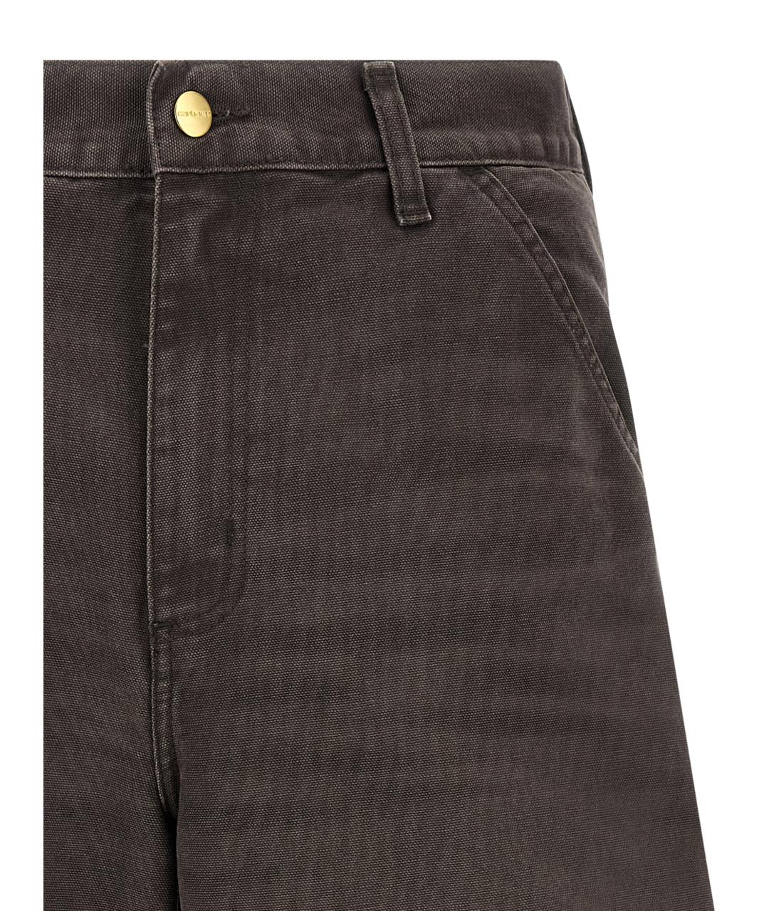 CARHARTT WIP Коричневые хлопковые шорты, фото 3