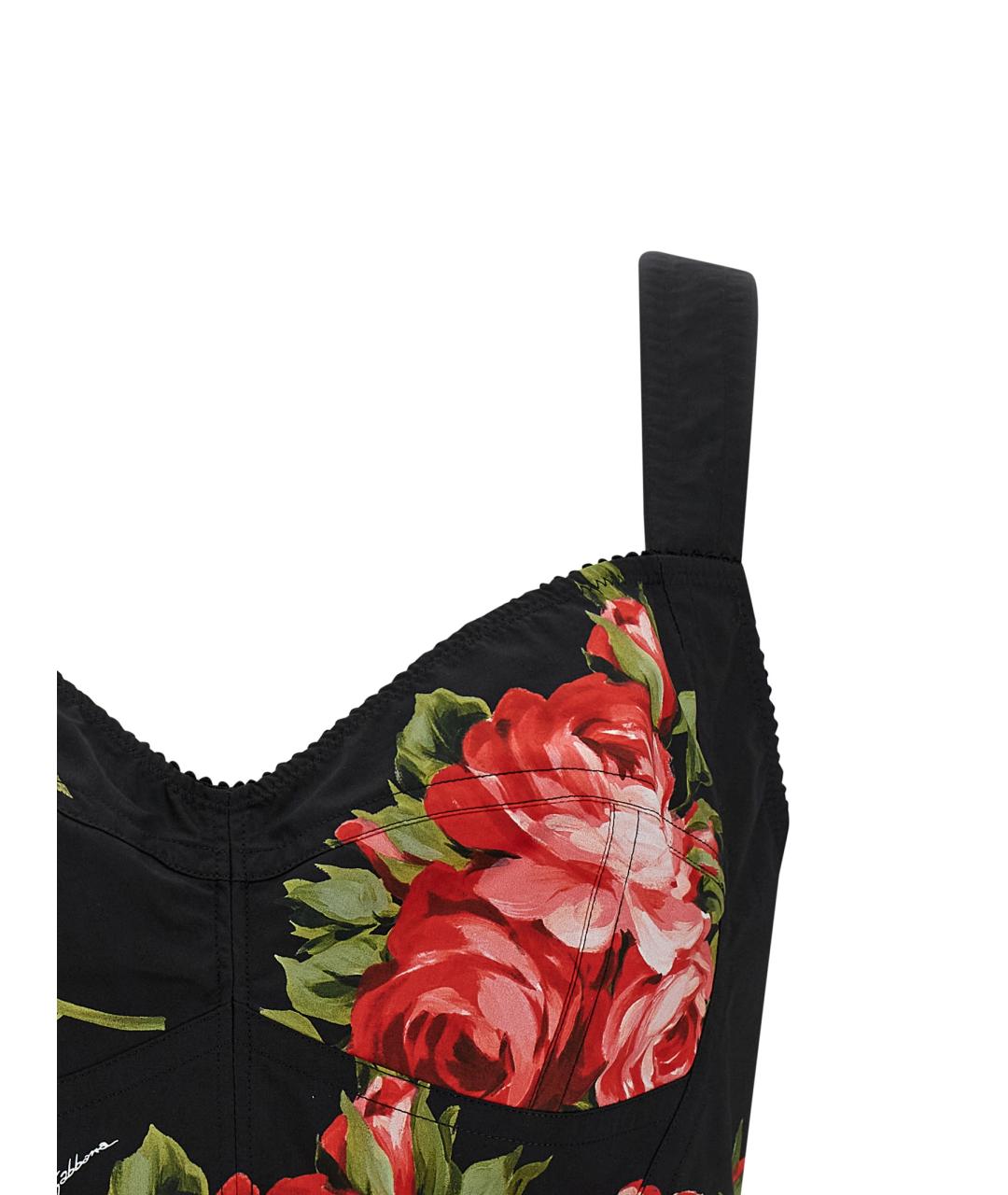 DOLCE&GABBANA Черная хлопковая блузы, фото 3