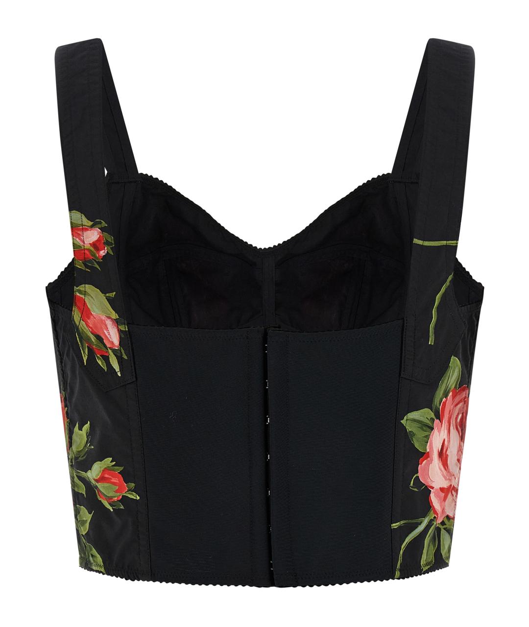 DOLCE&GABBANA Черная хлопковая блузы, фото 2