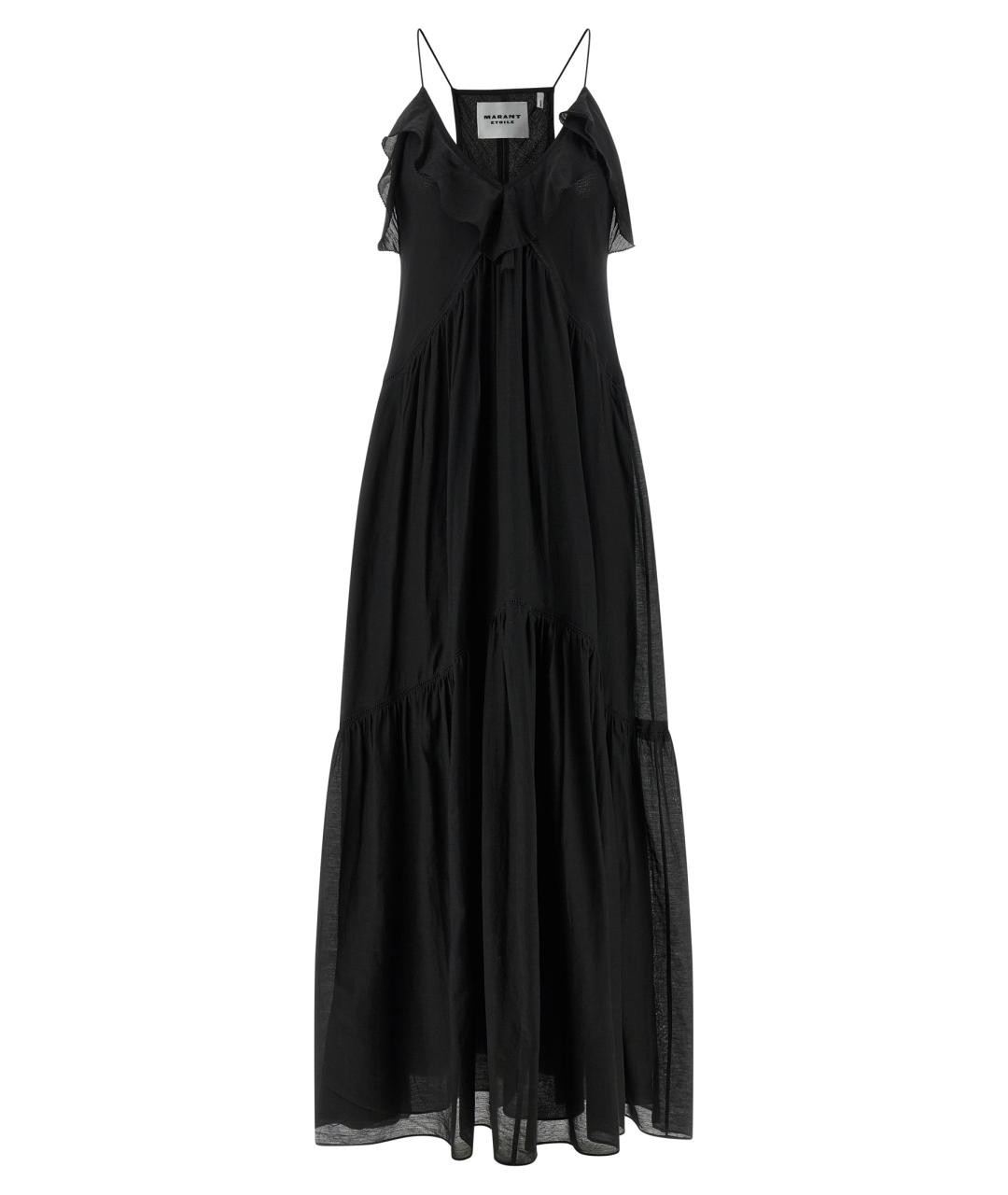 ISABEL MARANT ETOILE Черное хлопковое коктейльное платье, фото 1