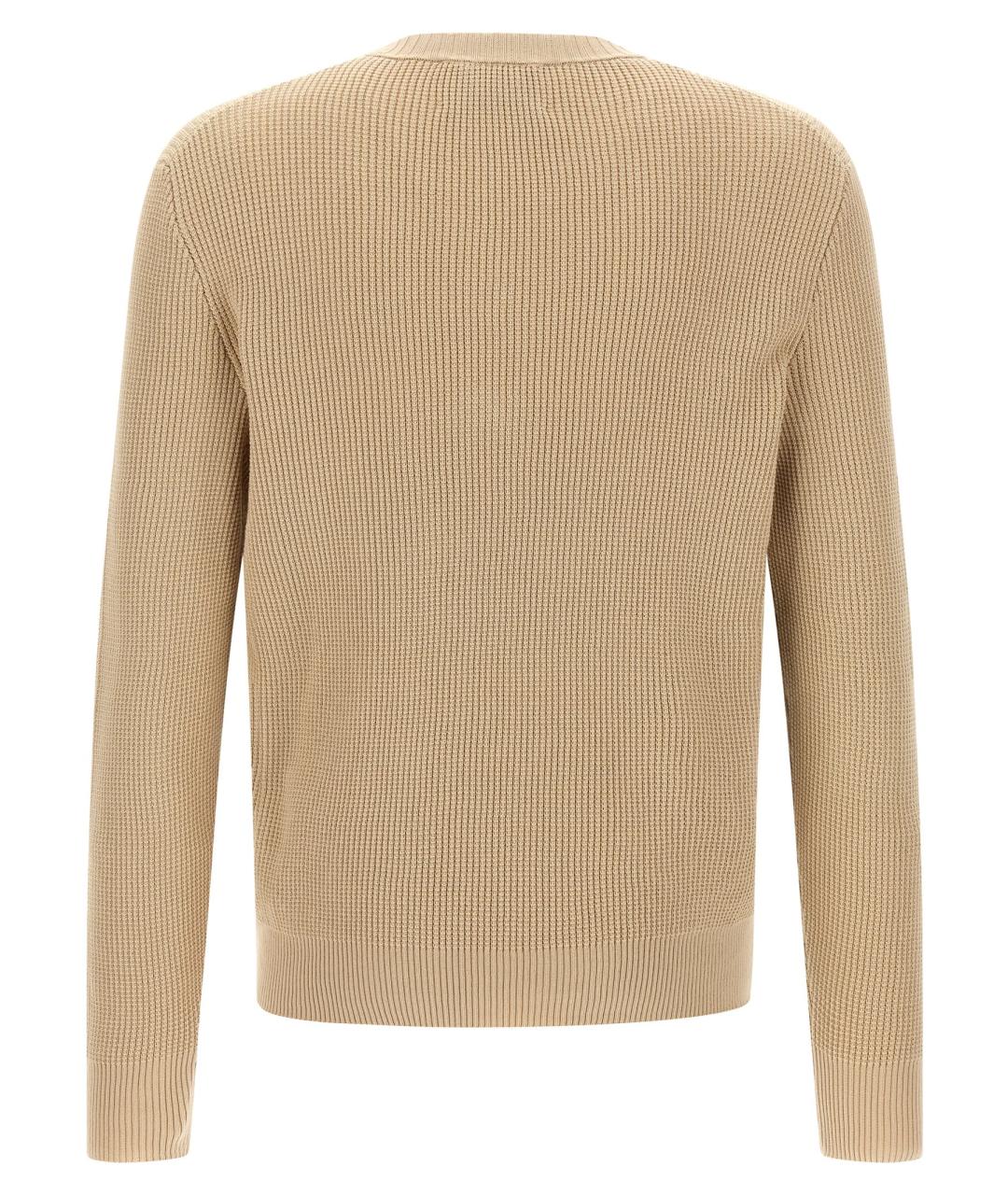 BALLANTYNE Бежевый хлопковый джемпер / свитер, фото 2