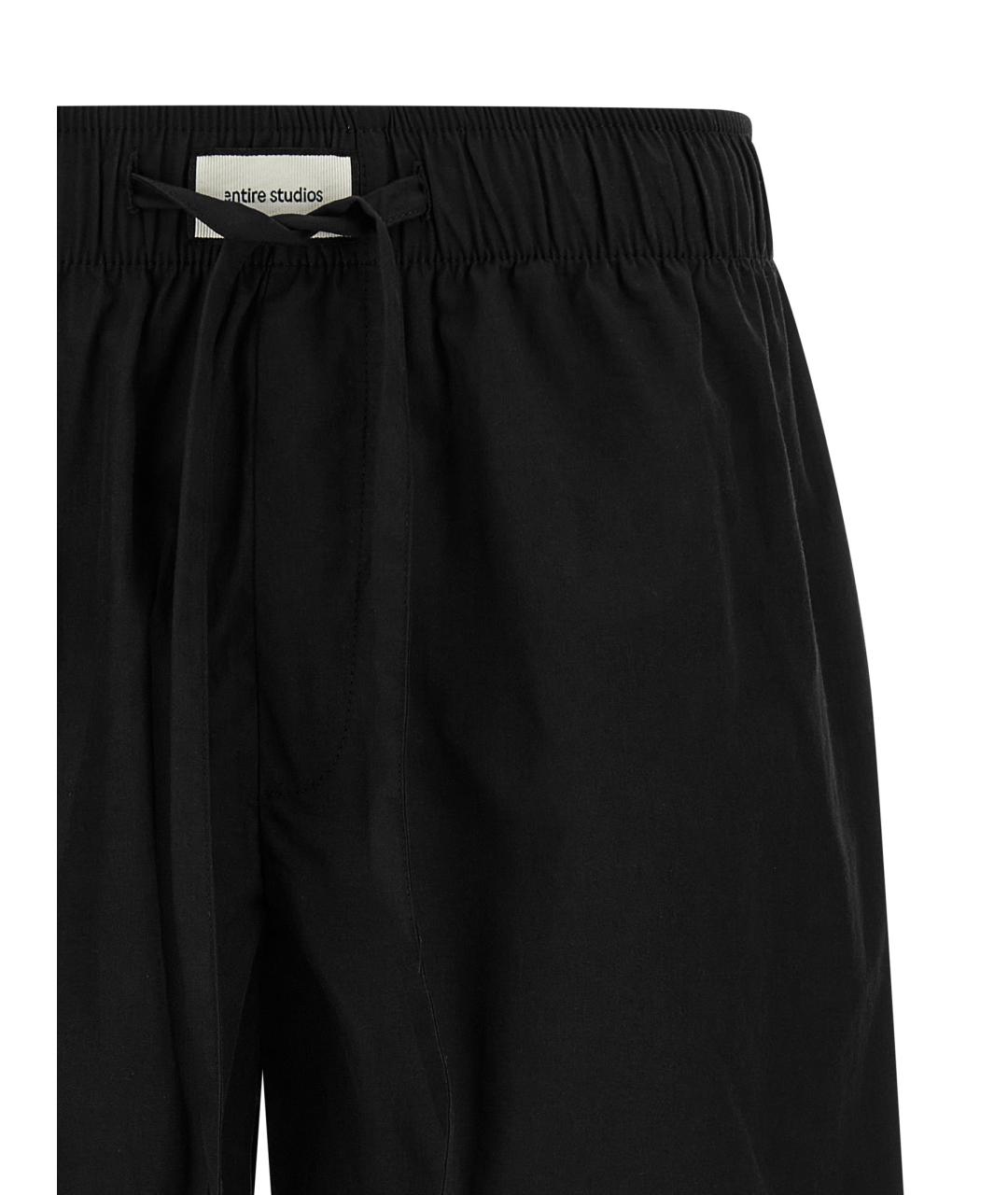 entire studios Черные хлопковые шорты, фото 3