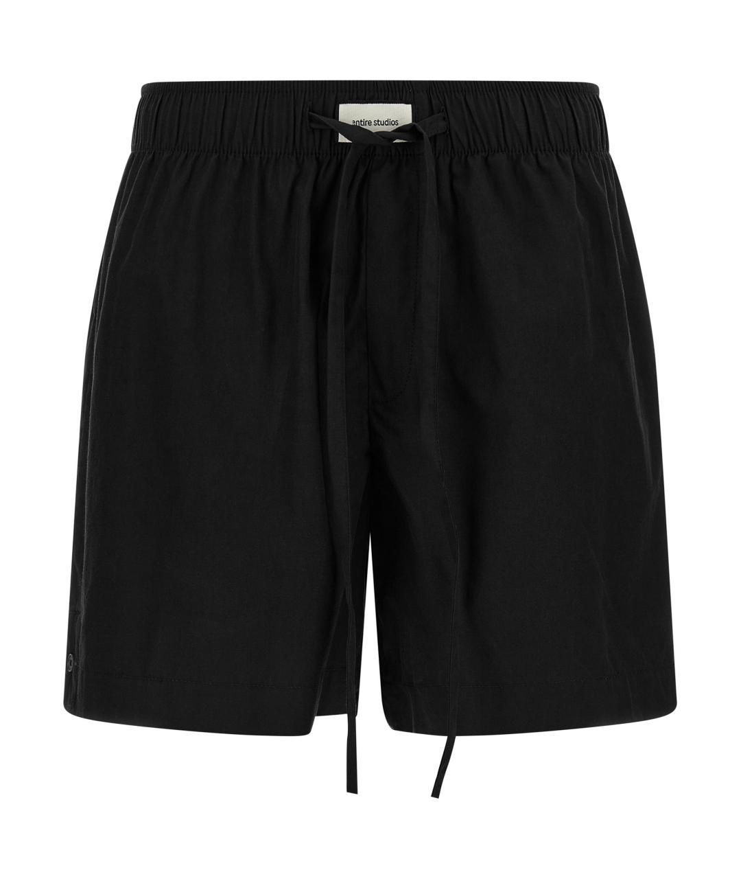 entire studios Черные хлопковые шорты, фото 1
