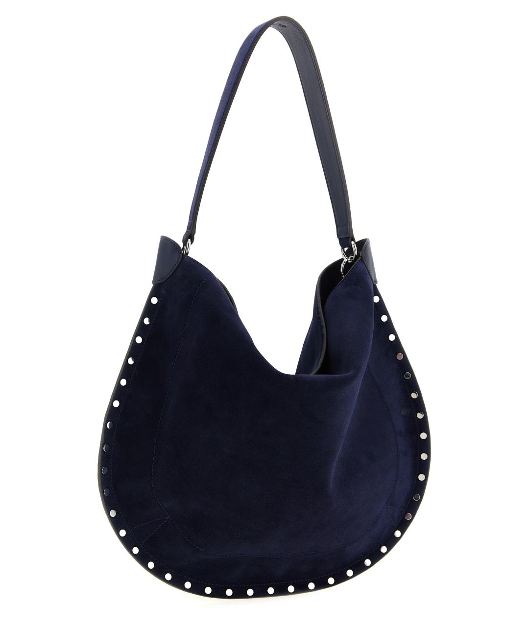 ISABEL MARANT Темно-синяя замшевая сумка через плечо, фото 2