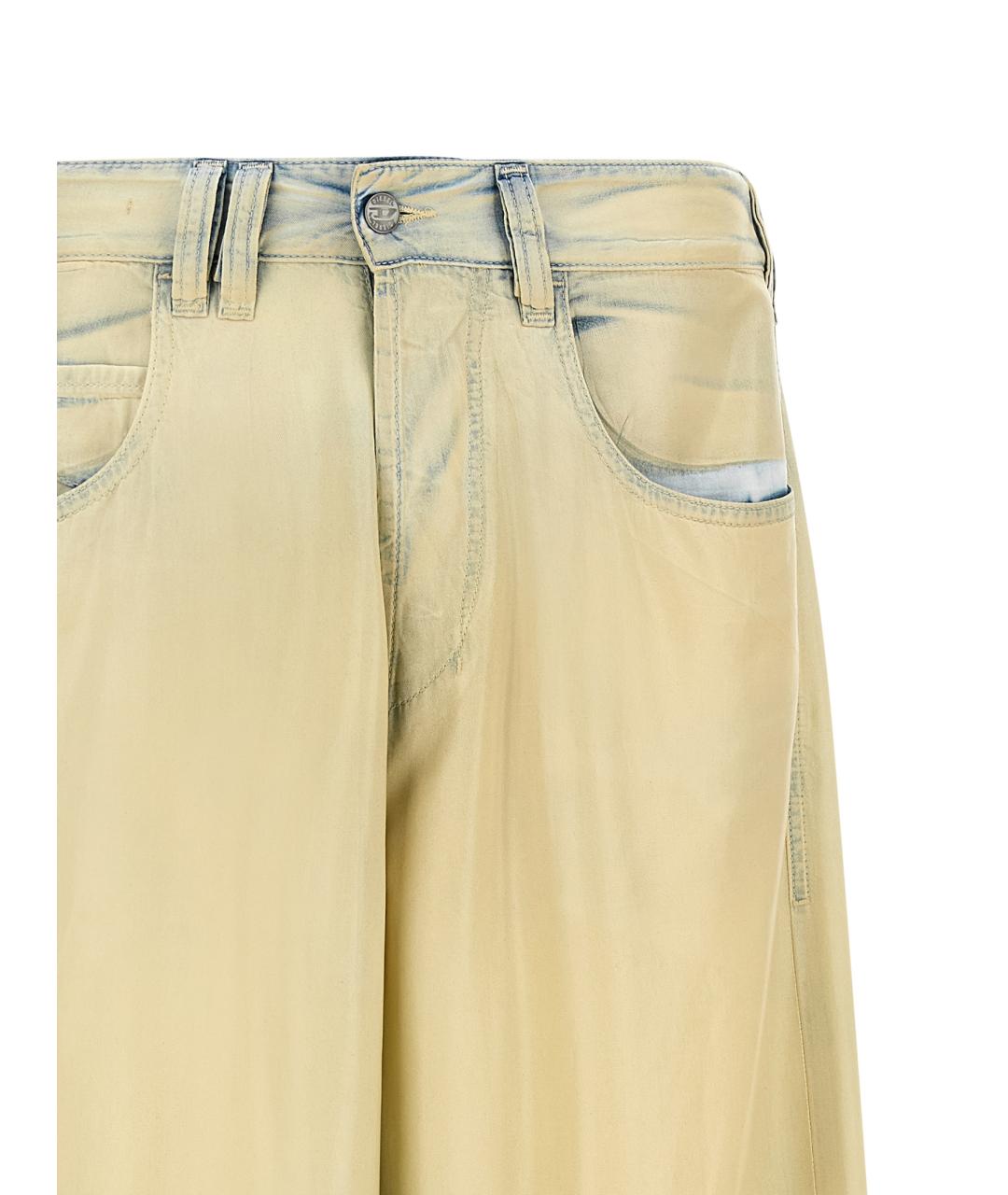 DIESEL Бежевые прямые джинсы, фото 3