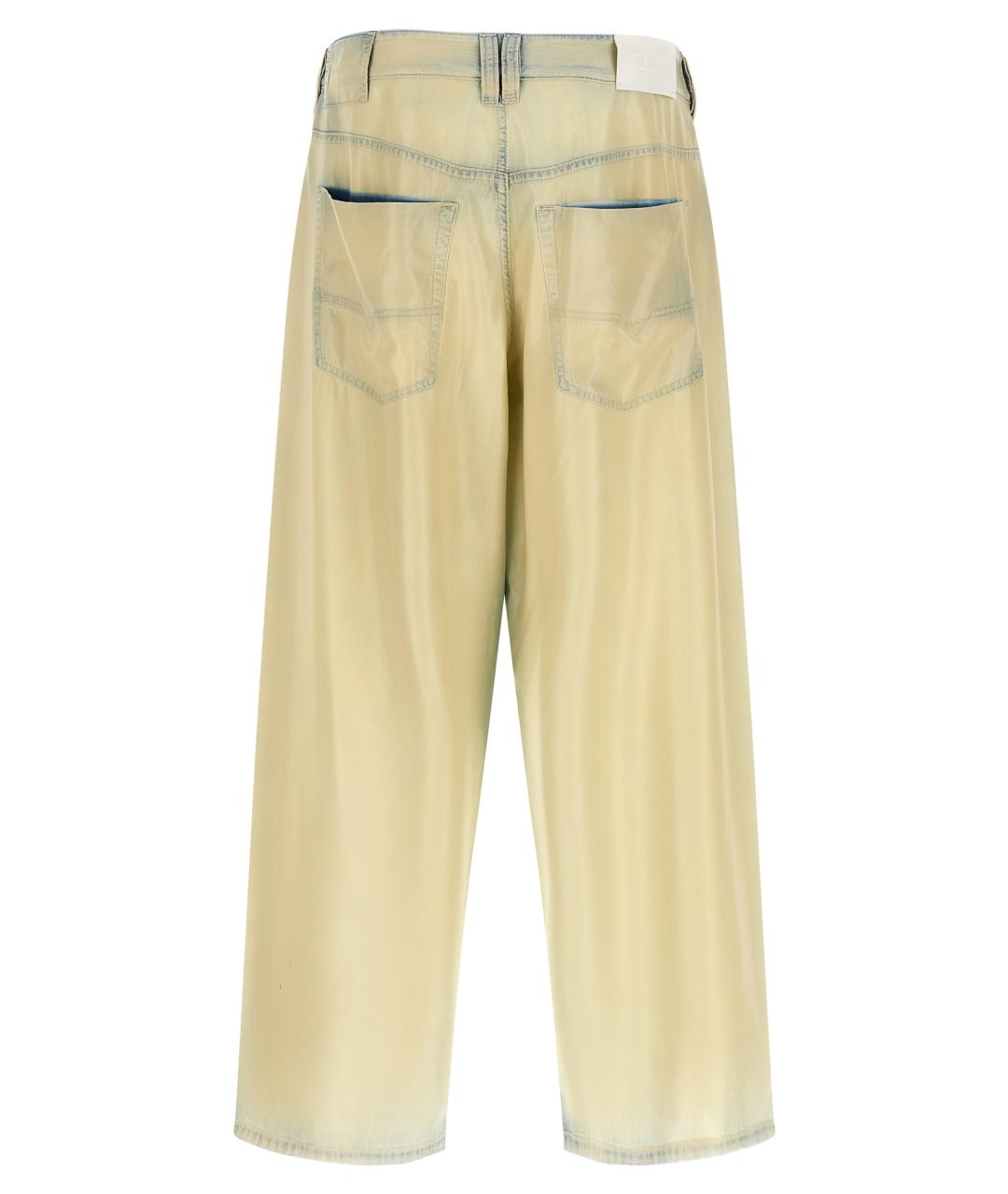 DIESEL Бежевые прямые джинсы, фото 2