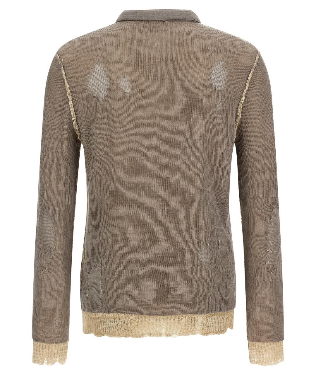 DIESEL Бежевый хлопковый джемпер / свитер, фото 2