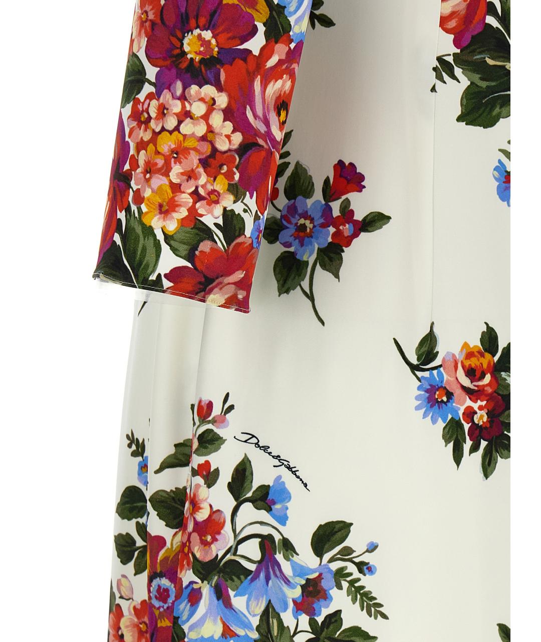 DOLCE&GABBANA Мульти вискозное платье, фото 4