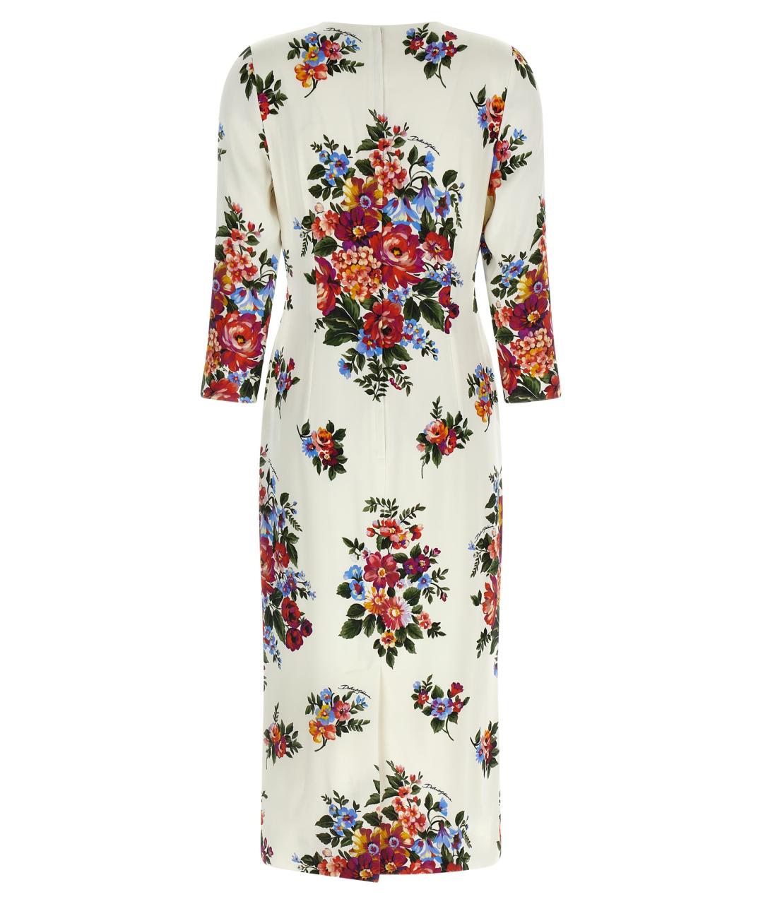 DOLCE&GABBANA Мульти вискозное платье, фото 2