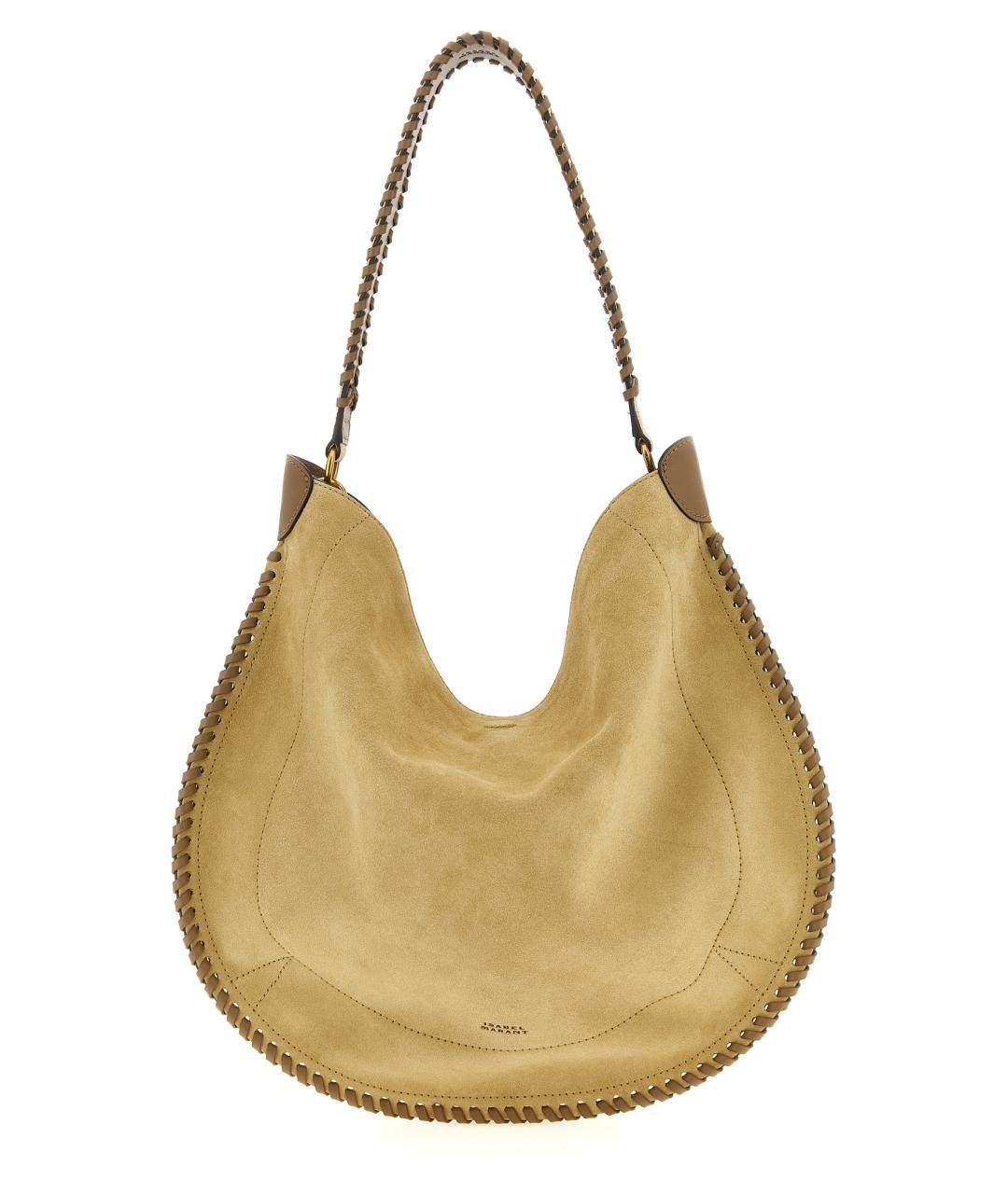 ISABEL MARANT Бежевая замшевая сумка через плечо, фото 1