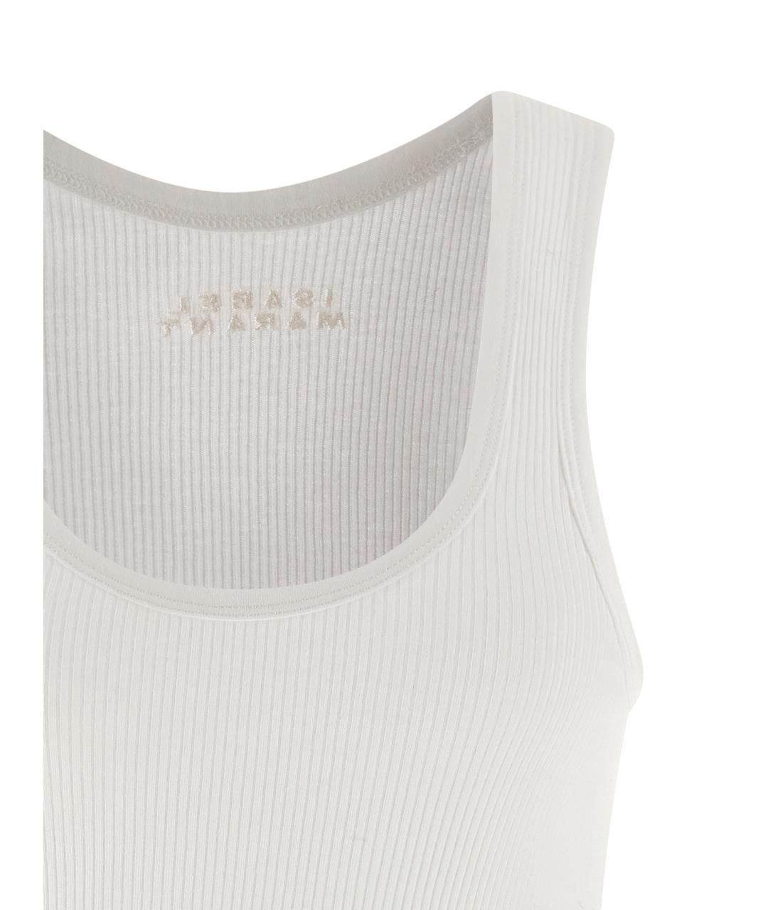 ISABEL MARANT Белая хлопковая майка, фото 3