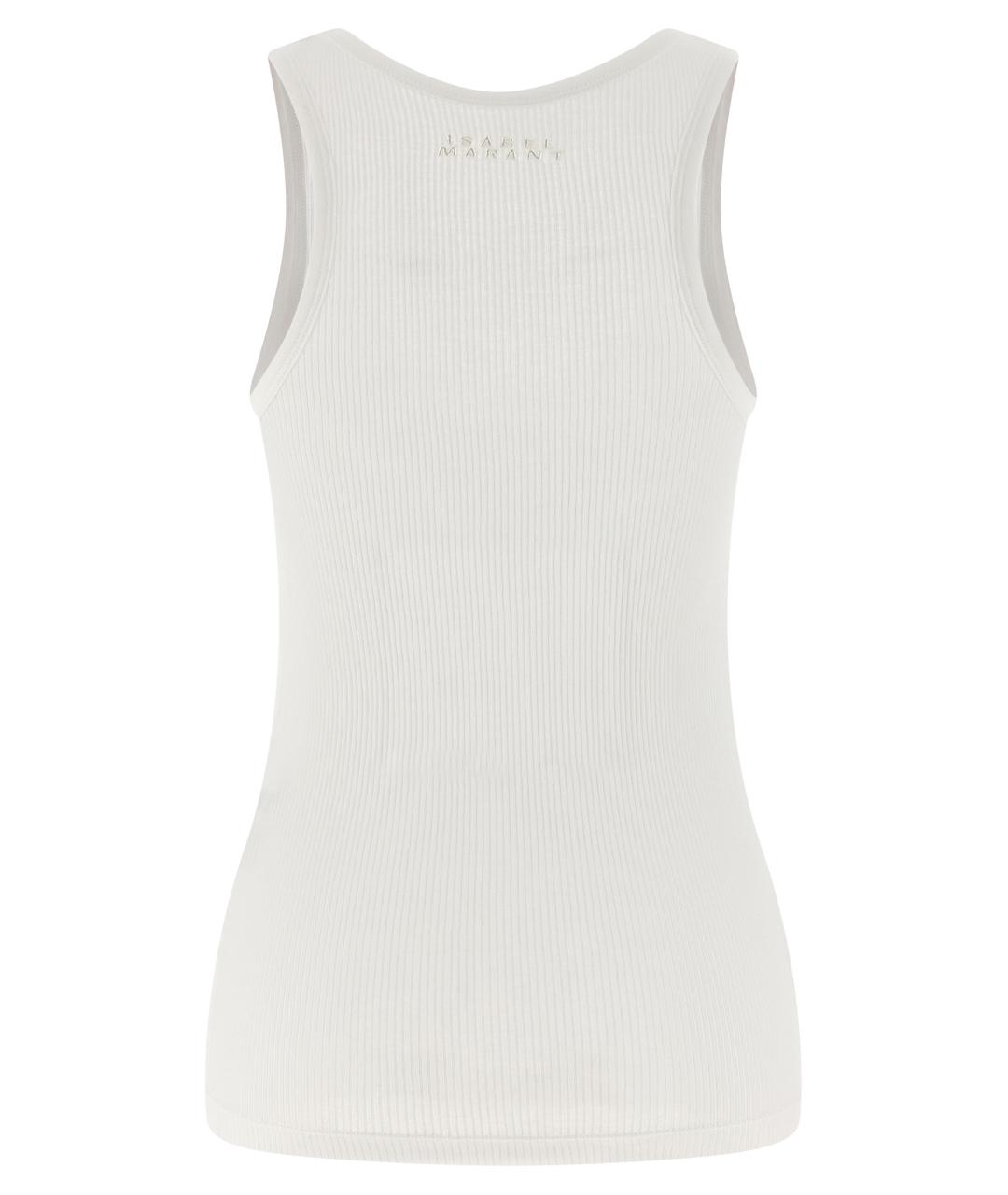 ISABEL MARANT Белая хлопковая майка, фото 2