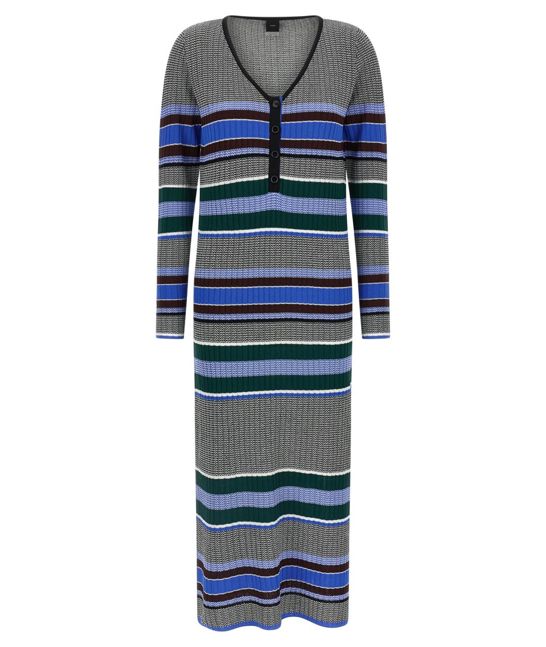 PINKO Мульти вискозное повседневное платье, фото 1