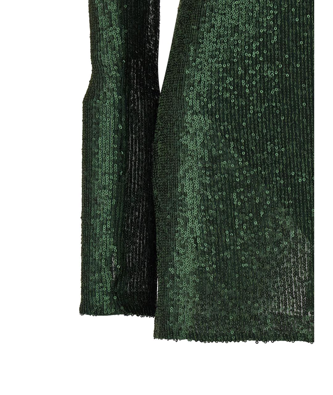 NORMA KAMALI Зеленые полиэстеровое коктейльное платье, фото 4