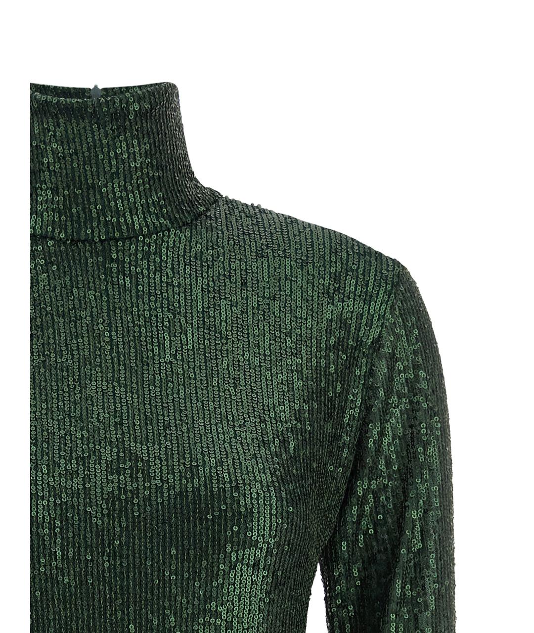 NORMA KAMALI Зеленые полиэстеровое коктейльное платье, фото 3