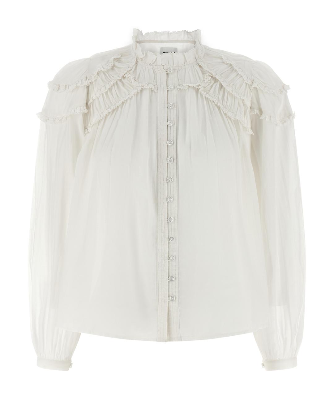 ISABEL MARANT ETOILE Белая хлопковая блузы, фото 1