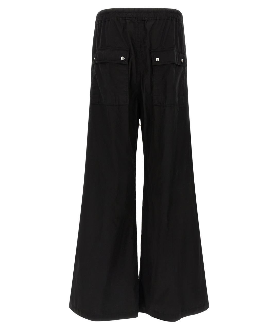RICK OWENS DRKSHDW Черные хлопковые повседневные брюки, фото 2