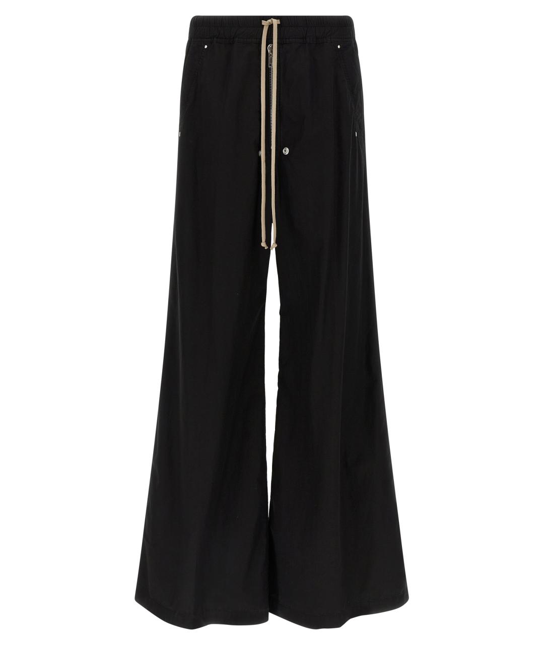RICK OWENS DRKSHDW Черные хлопковые повседневные брюки, фото 1