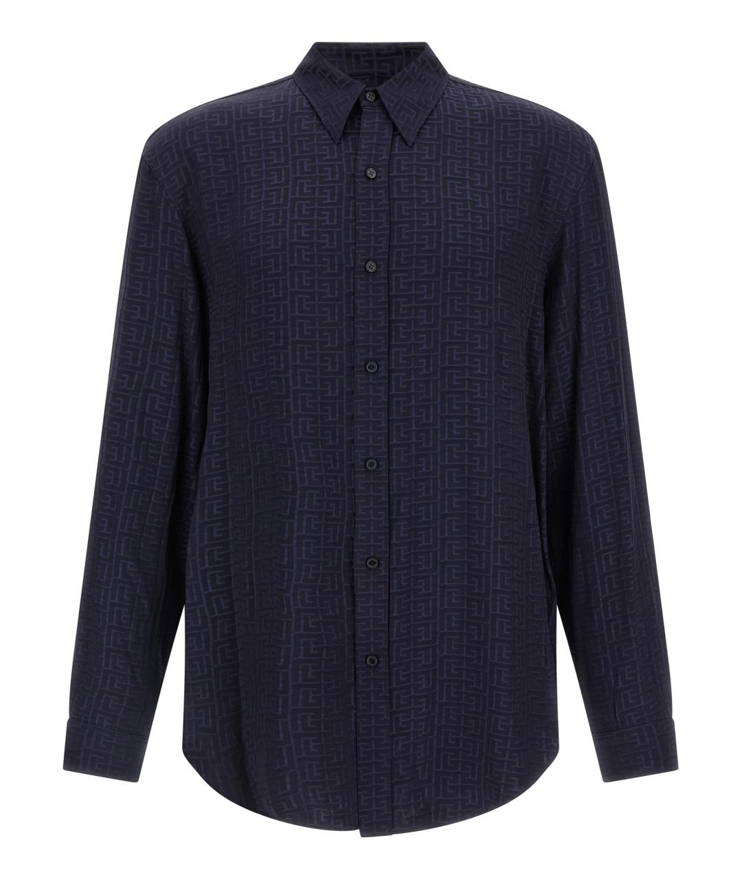 BALMAIN Темно-синяя кэжуал рубашка, фото 1